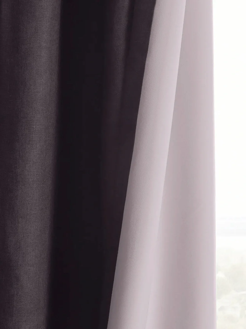 NWOT Quince European Linen True Blackout Curtain - Single Panel, 48 X 108- Storm